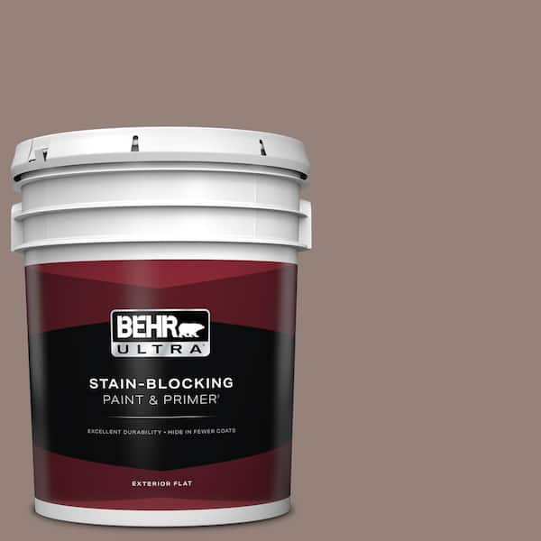 BEHR ULTRA 5 gal. #750B-5 Castle Hill Flat Exterior Paint & Primer