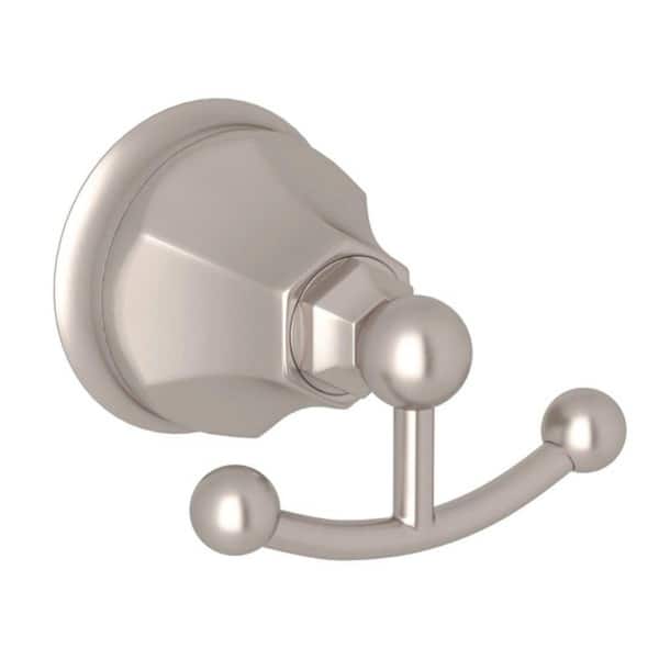 ROHL Palladian Knob Robe/Towel Hook in Satin Nickel