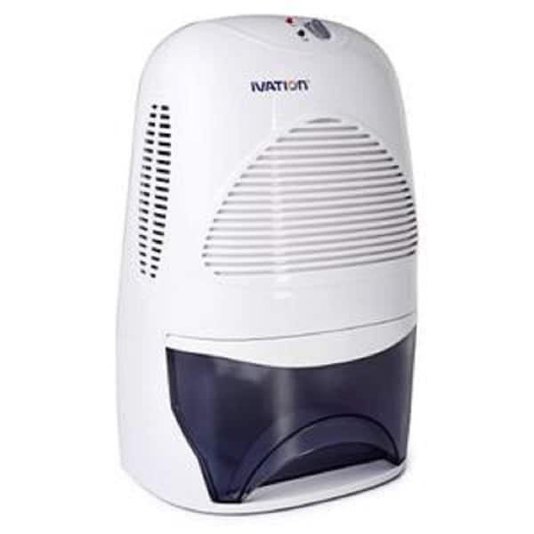 Ivation 1.25 Pint Thermo Electric Dehumidifier for Bath Room, Basement, Attic, - for Spaces Up To 2,200 cu. ft.