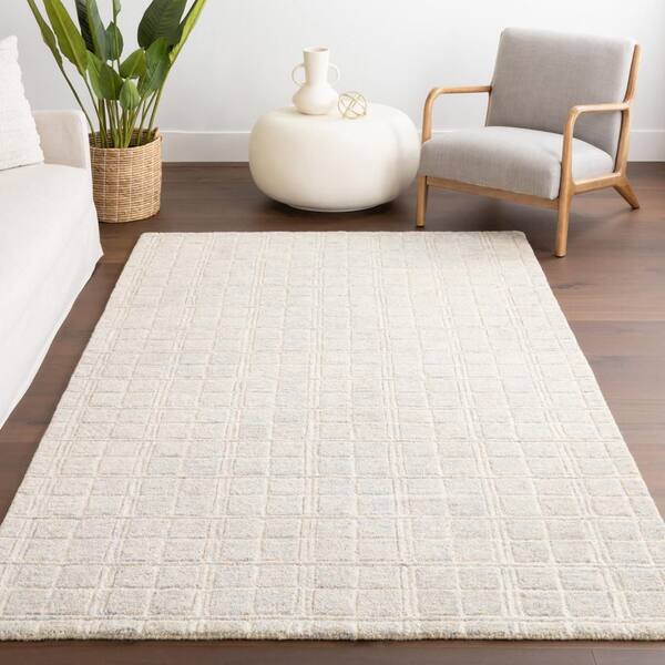 nuLOOM Jianna Checkered Blue Grey 9 ft. x 12 ft. Indoor Area Rug