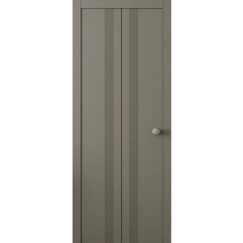 0112 48 in. x 80 in. Sold Core Dove Grey Color Wood Bi-fold Door with Hardware price history on PriceWatchPro