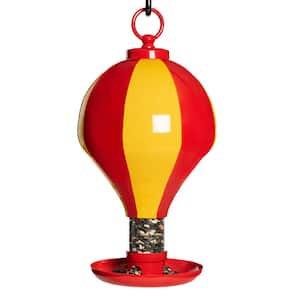 Up, Up and Away Bird Feeder, Unique and Colorful Hot Air Balloon Design