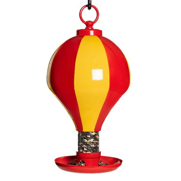 Good Directions Up, Up and Away Bird Feeder, Unique and Colorful Hot Air Balloon Design