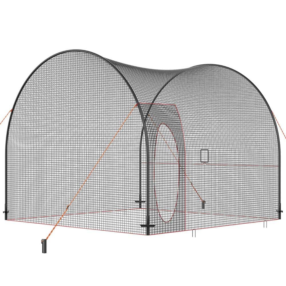Baseball Batting Cage, Softball and Baseball Batting Cage Net and Frame, Practice Portable Cage Net, Pitching, 12 ft. price history on PriceWatchPro