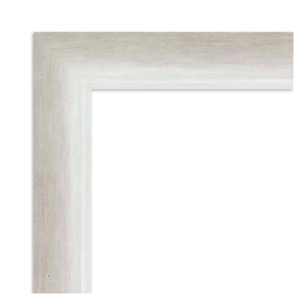 Two-Tone Silver Matte Wood Wall Picture Frame 22.25" x 32.25"