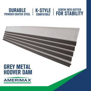 Hoover Dam 3 ft. Gray Metal Mesh Gutter Guard