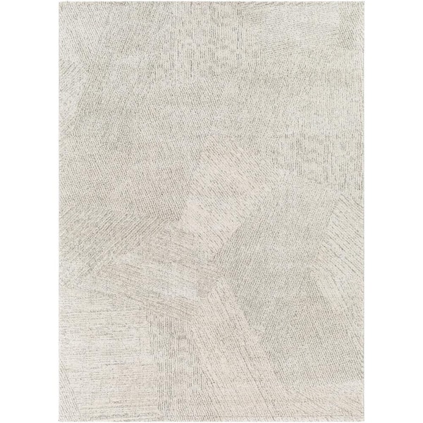 Iyla Cream Geometric 4 ft. x 6 ft. Indoor Area Rug