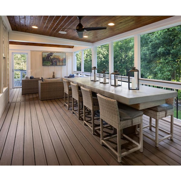 MoistureShield Elevate Riverbank 1 in. x 5.4 in.x 16 ft. Groove Capped Composite Decking (10-Pack) (H-Pack)