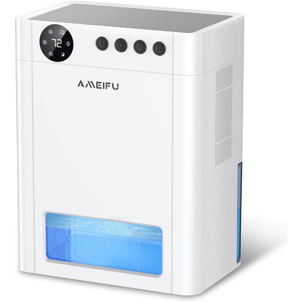 8.44 Pints 900 Sq. Ft. Dehumidifier for Home with Auto Shut Off, Sleep Mode