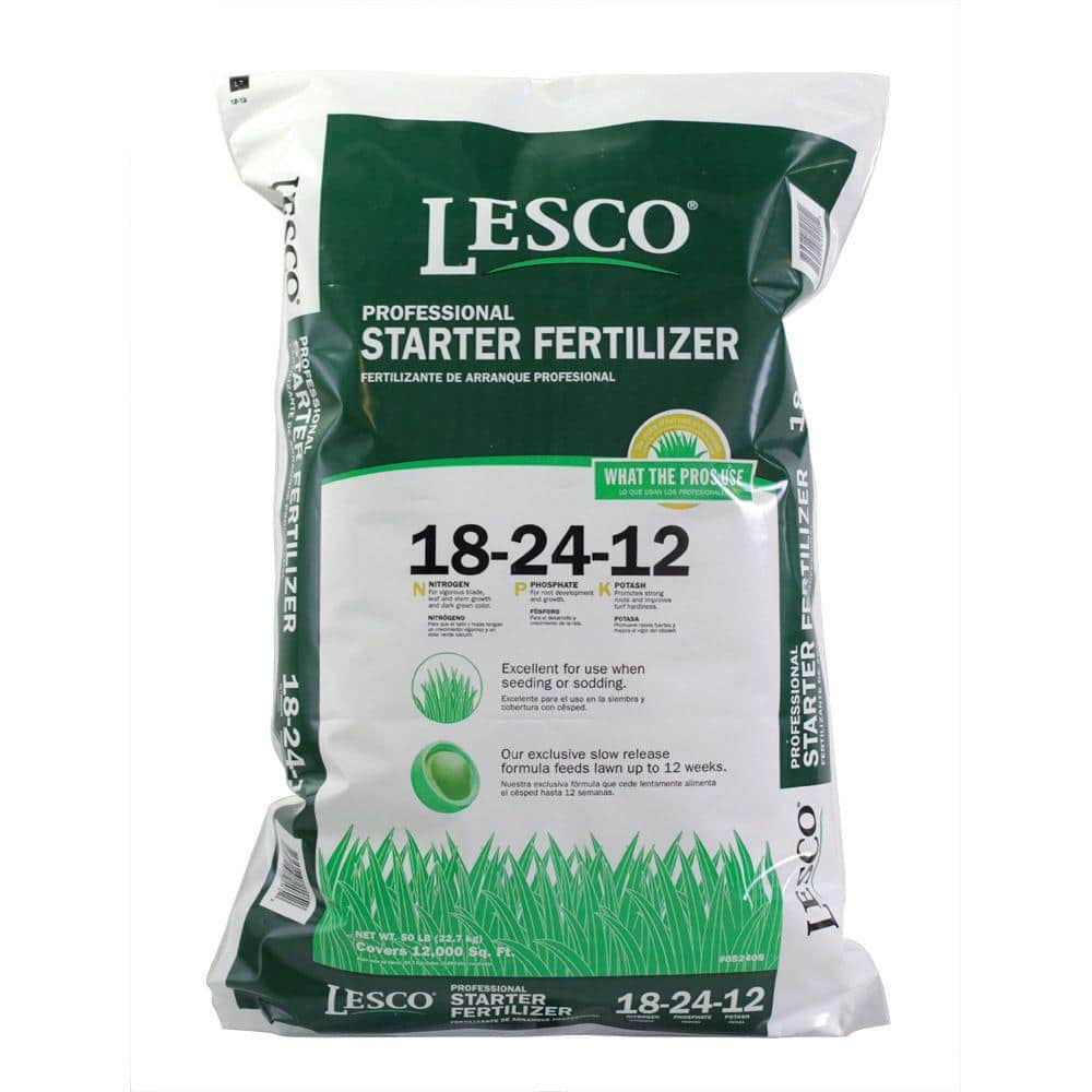 Lesco 50 Lb 18 24 12 Starter Fertilizer The Home Depot