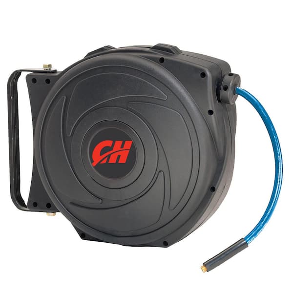 3/8 in. x 50 ft. PVC Retractable Air Hose Reel