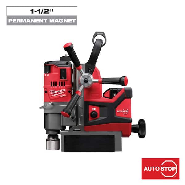 M18 FUEL 18V Lithium-Ion Brushless Cordless 1-1/2 in. Lineman Magnetic Drill High Demand Kit w/ Two 8.0Ah Batteries