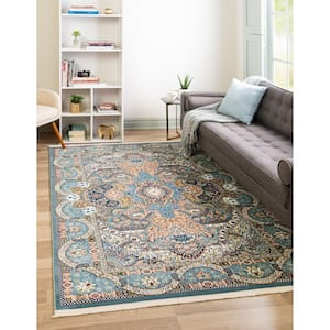 Narenj Glasgow Blue 8' 0 x 10' 0 Area Rug