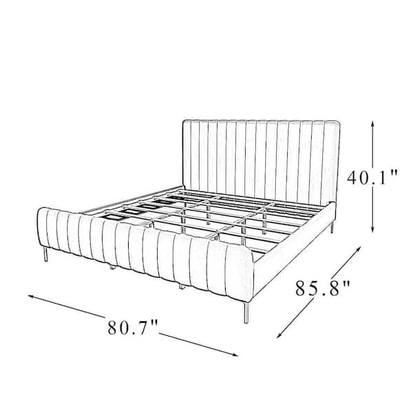 Moniz upholstered on sale platform bed