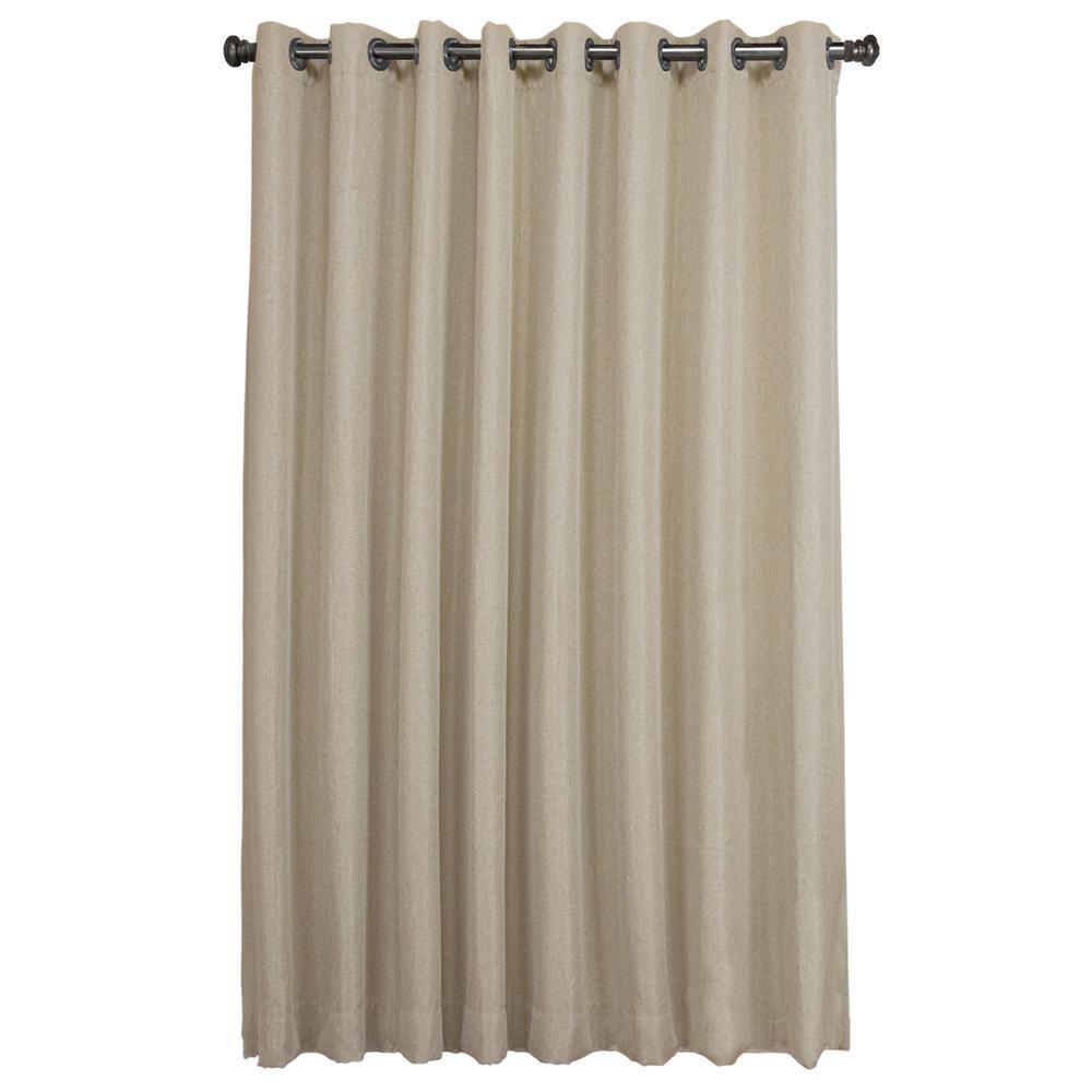 Parchment Blackout Grommet Patio Panel Curtain