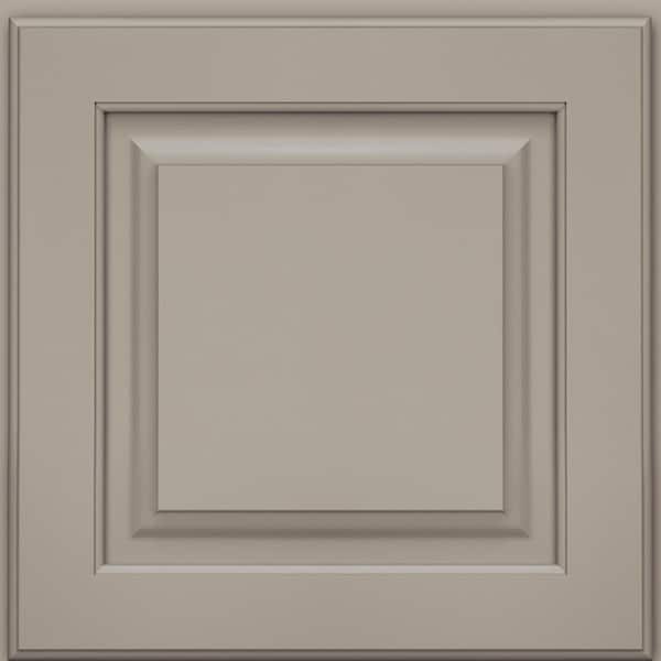 KraftMaid 14-5/8 in. x 14-5/8 in. Cabinet Door Sample in Pebble Grey
