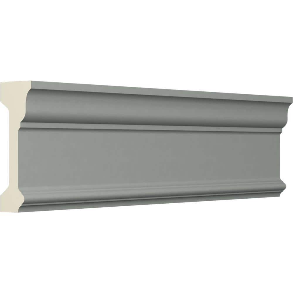 Architectural Elegance 4.75'' Primed Polyurethane Crown Moulding