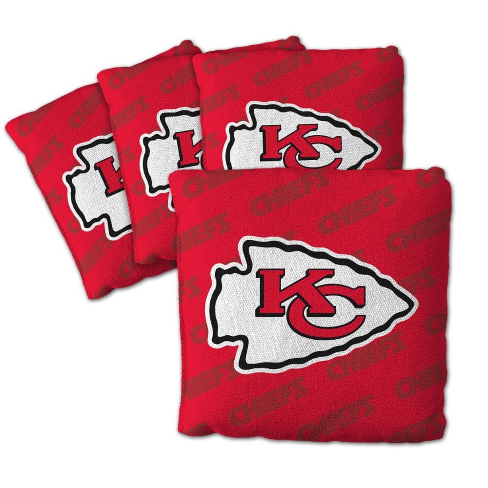 Kansas City Chiefs Red Bean Bag 4pk price history on PriceWatchPro