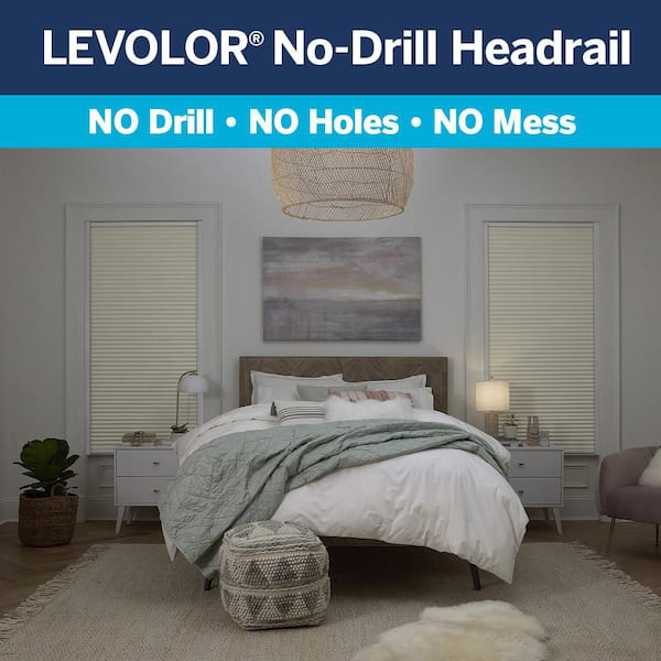 Custom No Drill Blackout Cellular Shades