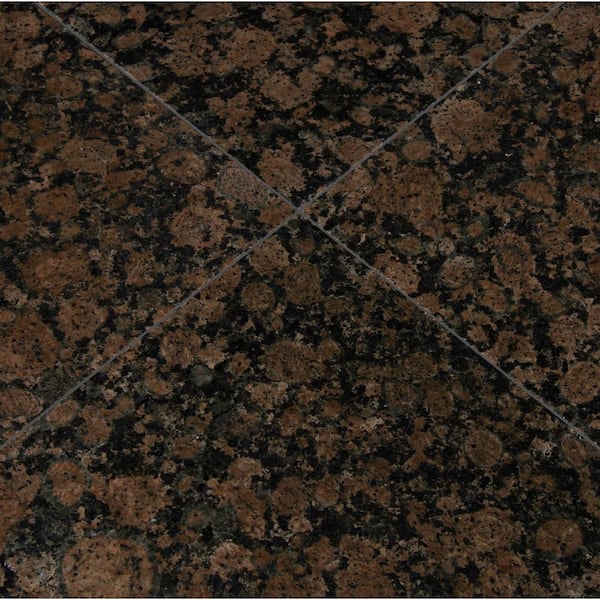 Premium 12 x 12 Granite Field Tile in Black