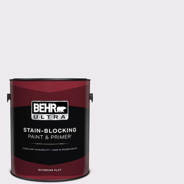 BEHR ULTRA 1 gal. #630A-1 Amethyst Cream Flat Exterior Paint & Primer