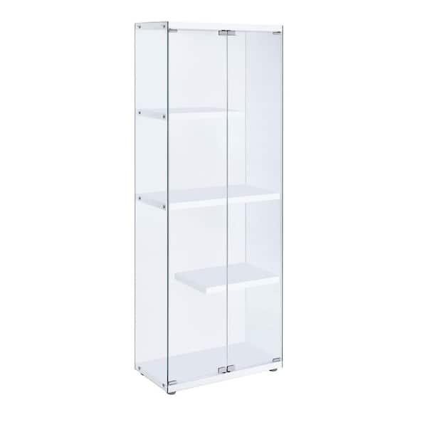 Picket House Furnishings Maxwell Glass, Display Case Sliding Glass Door Track Home Depot