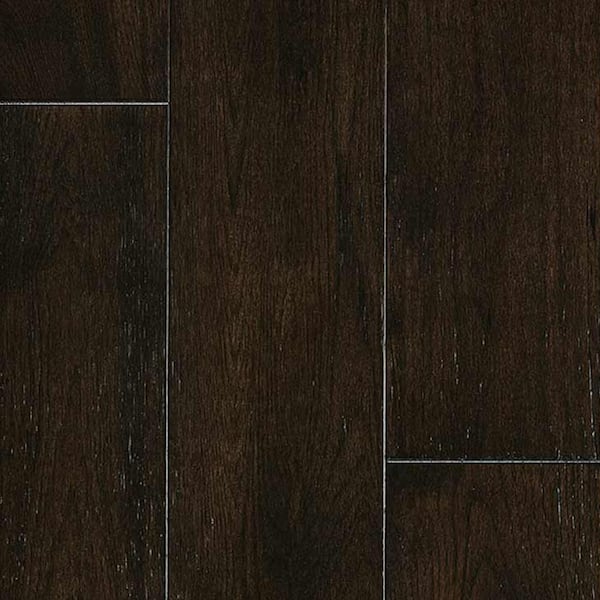 Malibu Wide Plank Hickory Wadell Creek 3/8 in. T x 6-1/2 in. W x Varying L Click Lock Engineered Hardwood Flooring (945.6 sq. ft. /pallet)