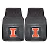 FANMATS University Of Illinois 18 In. X 27 In. 2-Piece Heavy Duty Vinyl ...