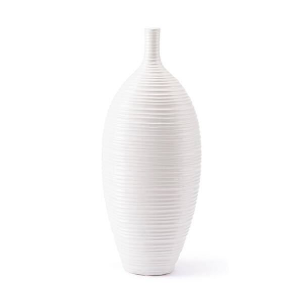 ZUO White Hat Tall Decorative Vase