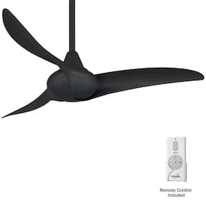 Wave 44 in. Indoor Coal Ceiling Fan with Remote Control