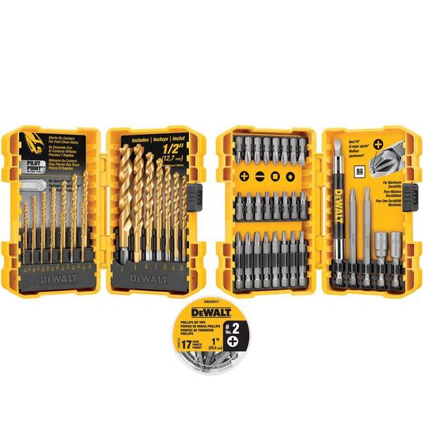 DEWALT Screw Driver/Drill Bit Set (68-Piece)