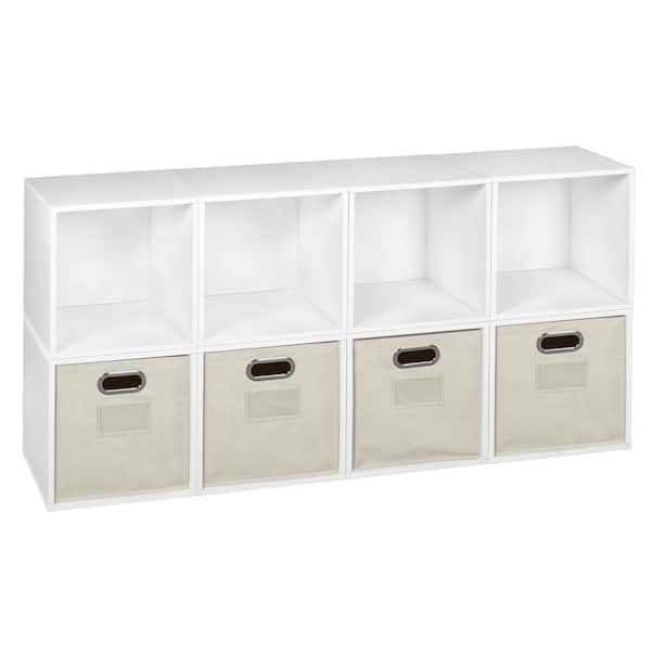 Niche 26 in. H x 52 in. W x 13 in. D Wood 8- Cube Organizer