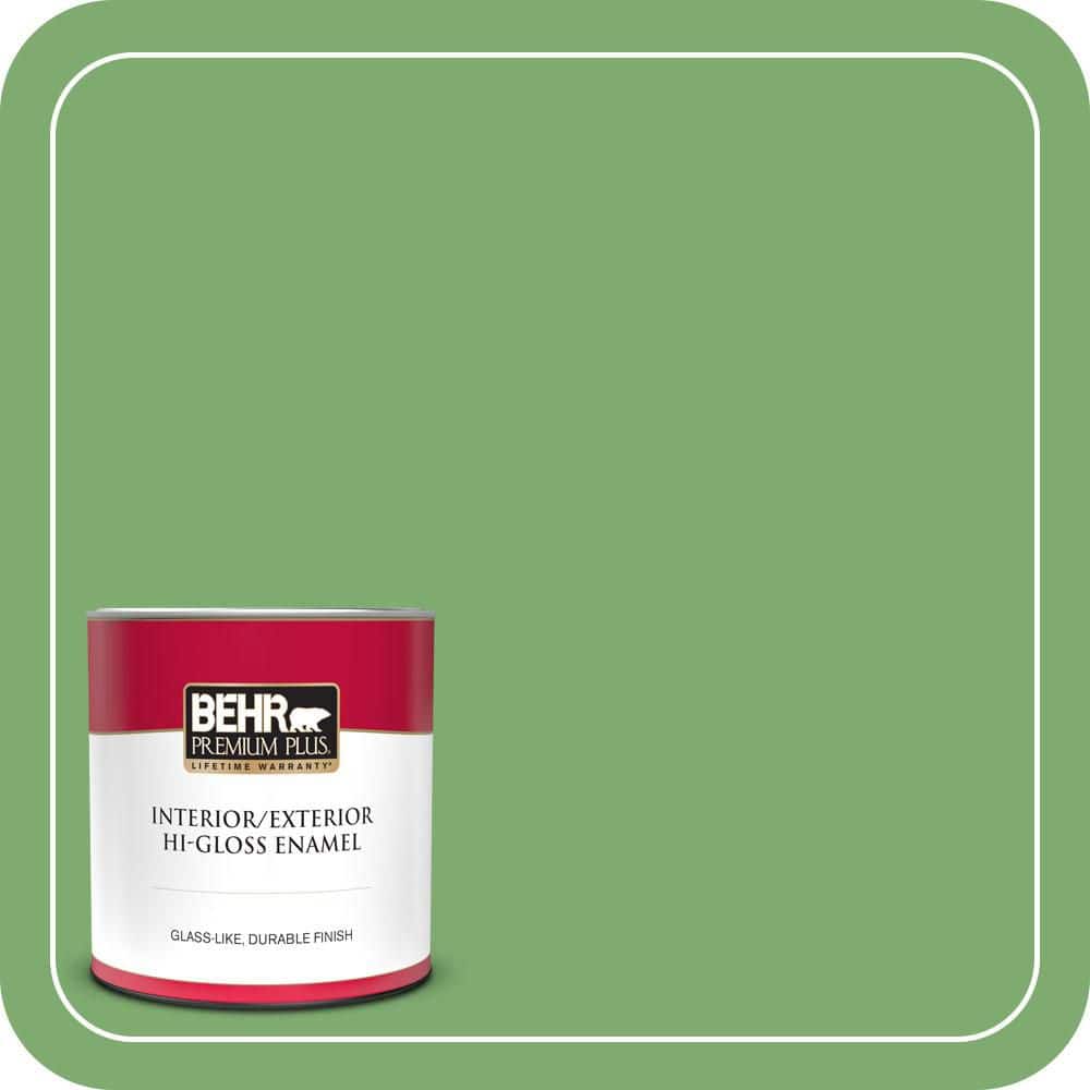 1 qt. #M390-5 Sage Garden Hi-Gloss Enamel Interior/Exterior Paint & Primer price history on PriceWatchPro