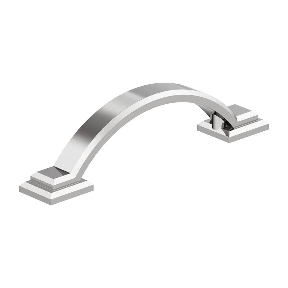 Sheffield 3 in. (76mm) Center-to-Center Traditional Polished Chrome Arch Cabinet Pull price history on PriceWatchPro