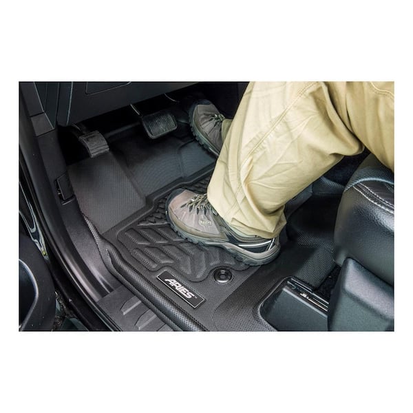 Aries StyleGuard XD Black Custom Heavy Duty Floor Liners, Select Subaru WRX, STI, XV Crosstrek, 1st Row Only