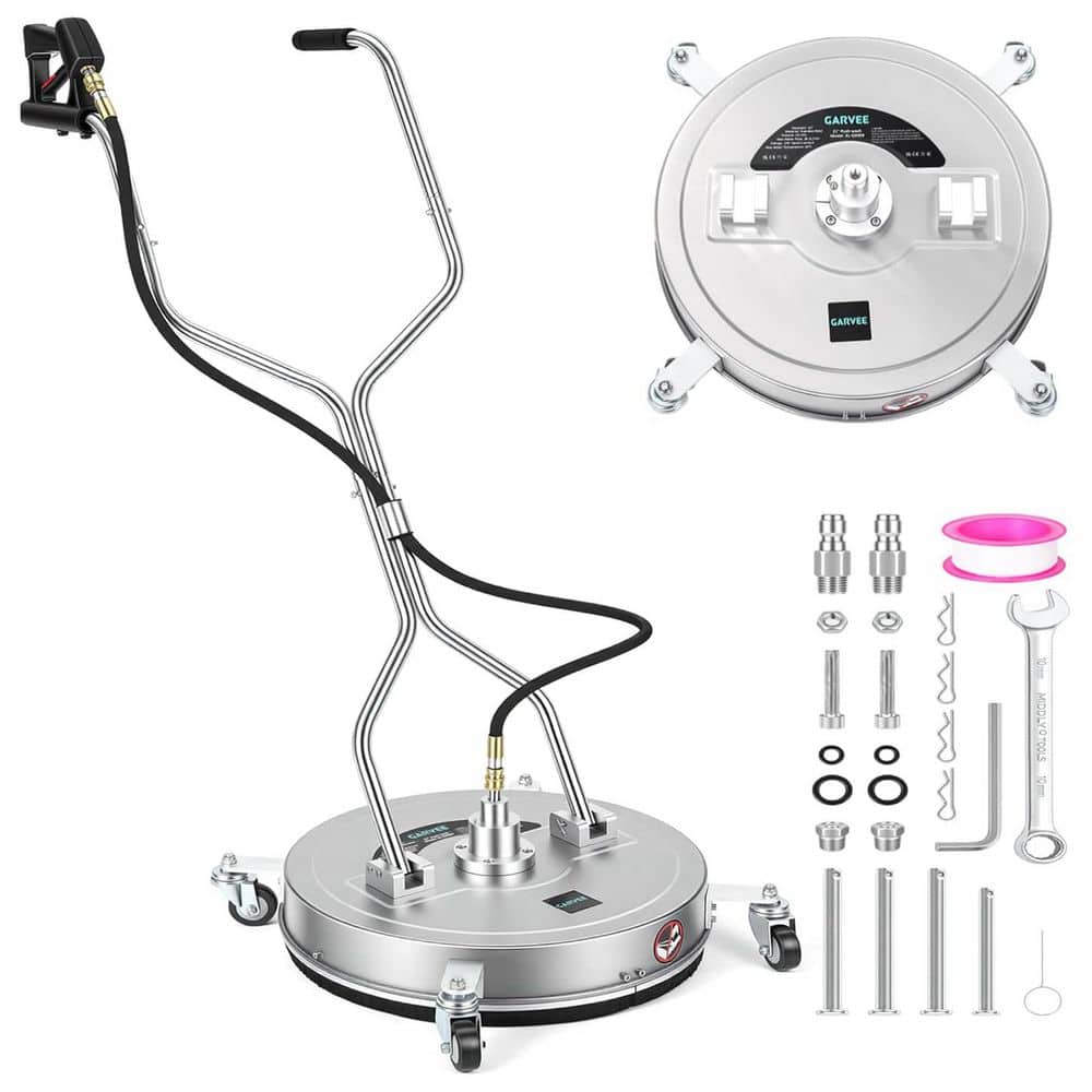 21 in. Dual Handle Surface Cleaner 4600 PSI Max with Quick Connect Plug for Pressure Washer price history on PriceWatchPro