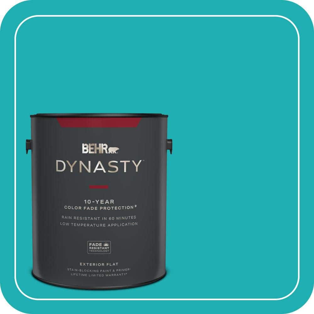 1 gal. Home Decorators Collection #HDC-SP16-06 Larkspur Blue Flat Exterior Stain-Blocking Paint & Primer price history on PriceWatchPro