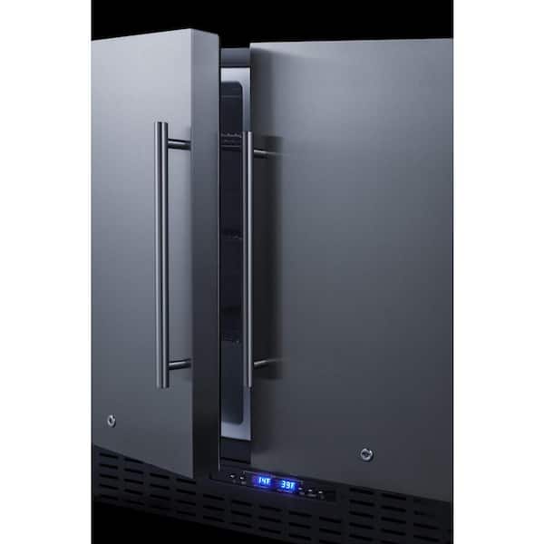 Summit Appliance 30 in. 5.4 cu. ft. Built-In Side by Side Refrigerator in  Stainless Steel, Counter Depth FFRF3070BSS - The Home Depot