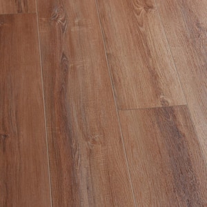 Take Home Sample - Hickory Embarcadero 20 MIL x 9.1 in. x 11.75 in. Click Lock Waterproof Luxury Vinyl Plank Flooring