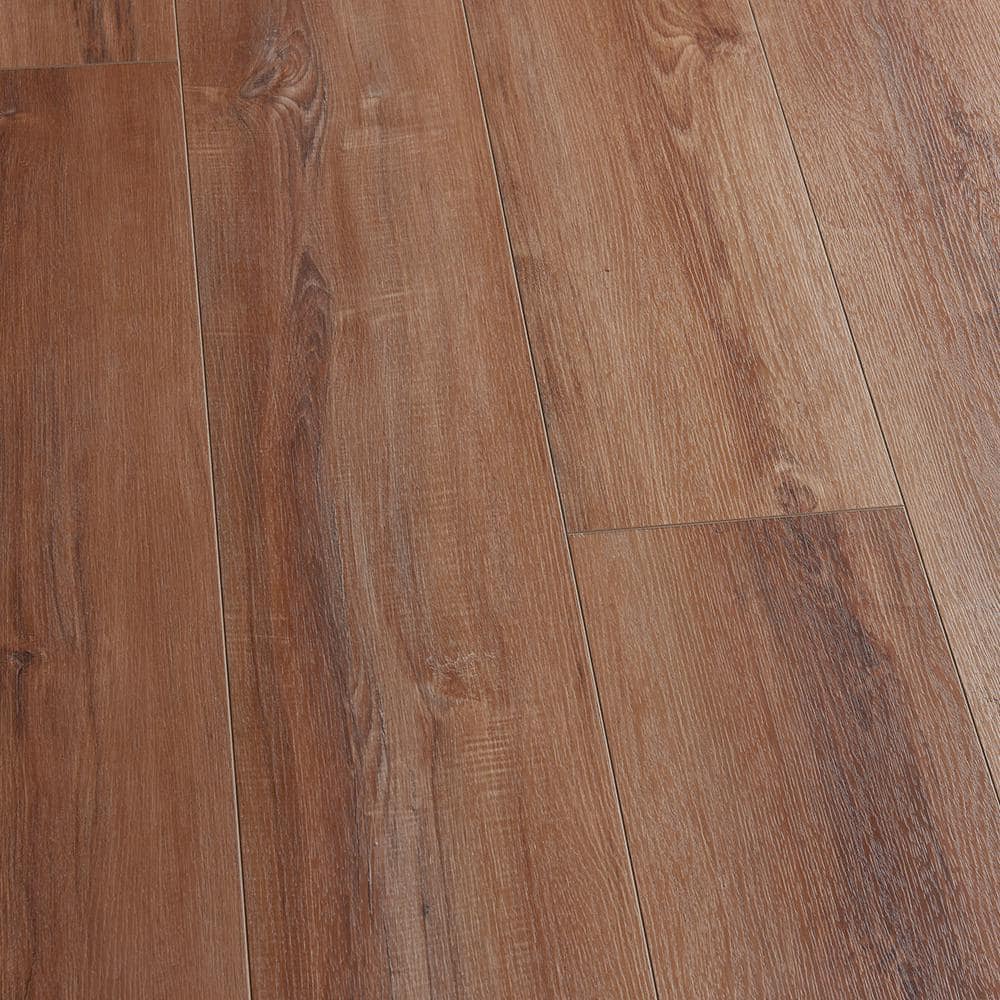 Hickory Embarcadero 20 MIL 9.1 in. x 60 in. Click Lock Waterproof Luxury Vinyl Plank Flooring (30.5 sq. ft./case) -  Malibu Wide Plank