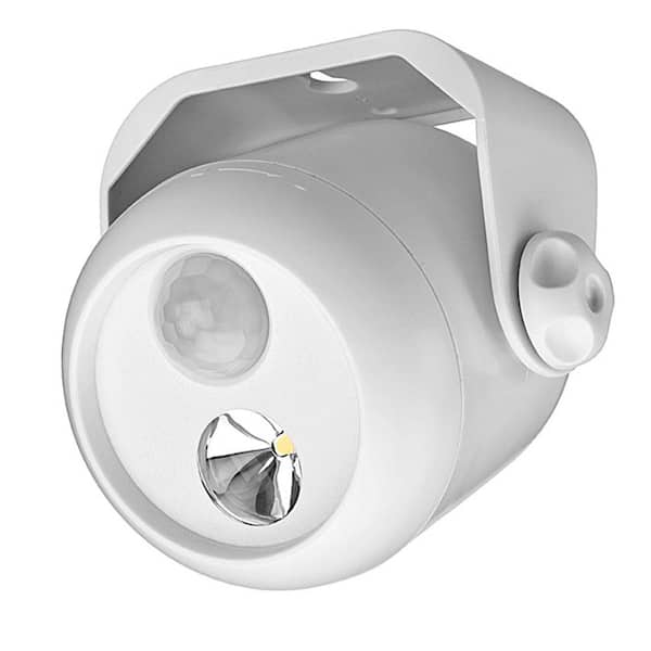 Mr Beams Wireless Motion Activated Integrated LED Mini Spotlight, White