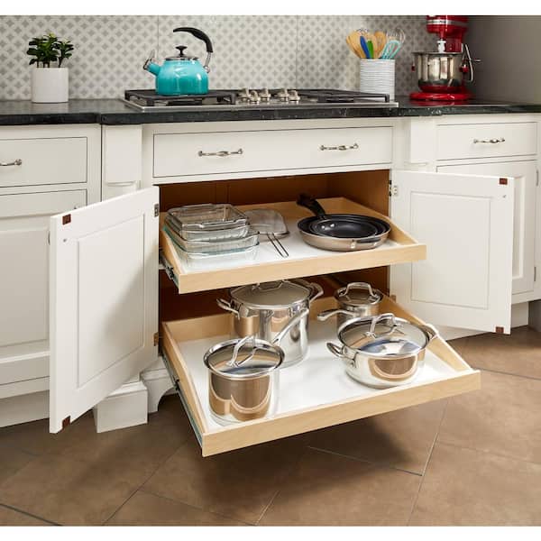 Slide A Shelf Made To Fit Out 6 In 36 Wide Full Extension Choice Of Wood Front Sas Fe L B A Shelf Made To Fit Slide Out, Pull Out Shelves For Cabinets Home Depot