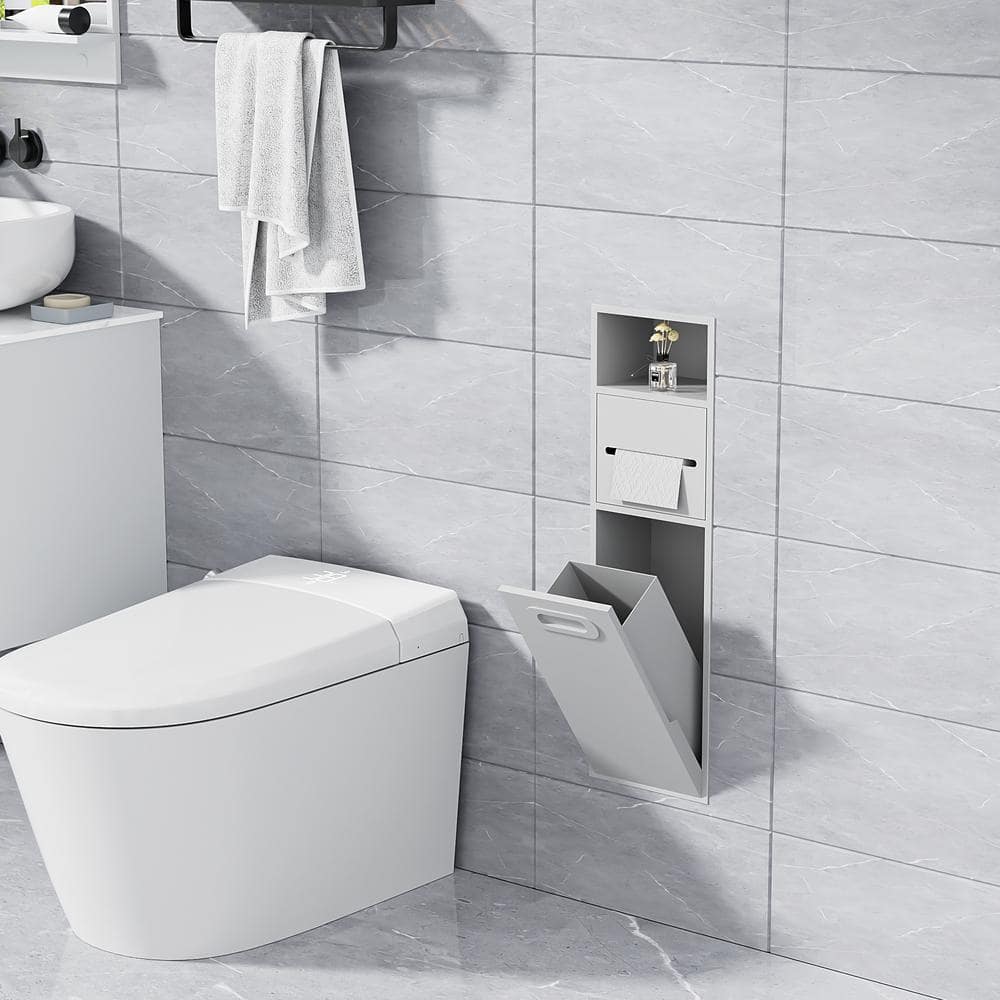 8 in. W x 26 in. H x 5.5 in. D Recessed Shelf Organizer Shower Niche, Garba