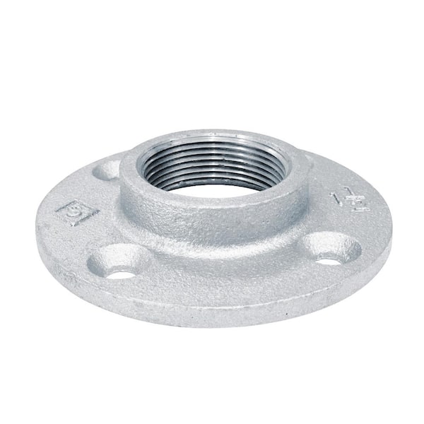 STZ 1-1/2 in. Galvanized Iron Floor Flange