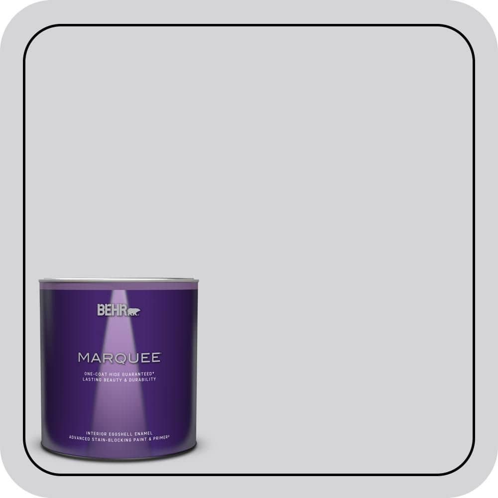 1 qt. #N550-1 Mirror Ball Eggshell Enamel Interior Paint & Primer product image for price tracking