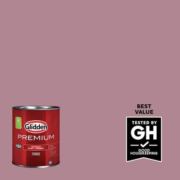 Glidden Premium 1 qt. PPG1045-5 Keepsake Rose Flat Interior Paint