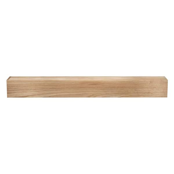 Classic 48 In. Natural Cap-Shelf Mantel