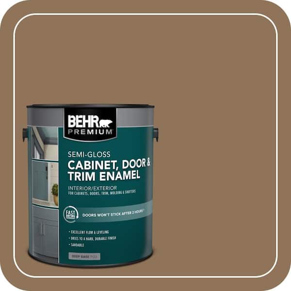 abc127　OPブラウン BEHR PREMIUM 1 gal. #N270-7 Library Oak Semi-Gloss Enamel Interior