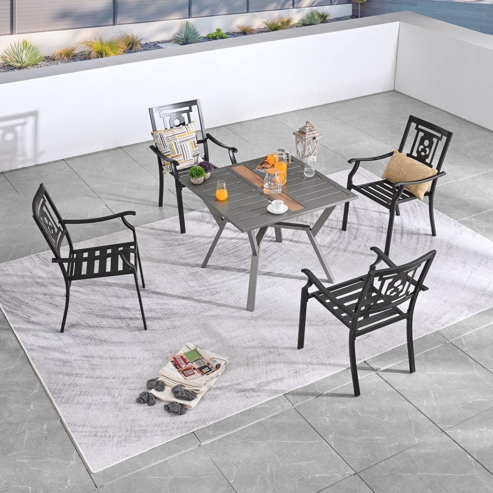 5-Piece Metal Outdoor Dining Set