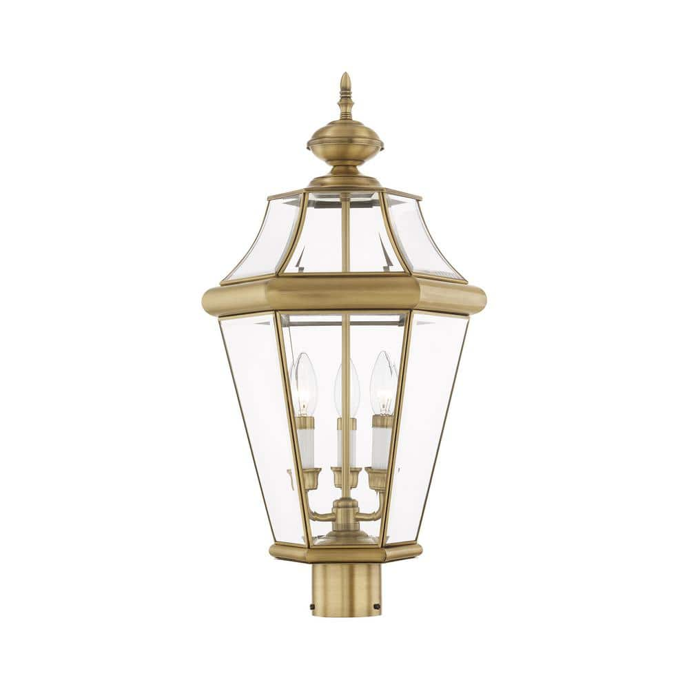 Small Plantation Lantern, Antique Brass – High Street Market